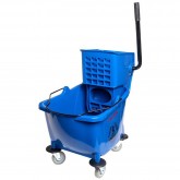 Mop Bucket w/ Side Press Wringer, Blue